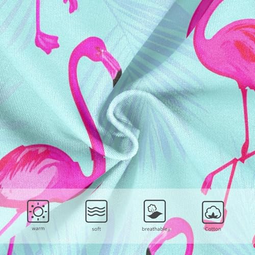 Cotton Girls Underwear Toddlers Bright Pink Flamingos Tropical Little Girl Panties Bright Briefs Girls Undies 2t3