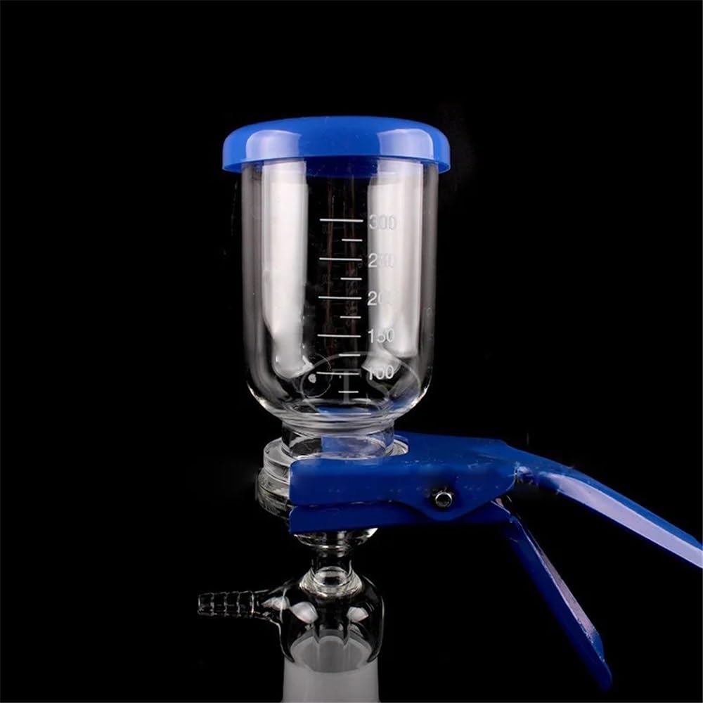 Vetreria da laboratorio Apparecchiatura for vuoto da 500 ml con unità di filtraggio del solvente con anima di sabbia in tubo di gomma Dispositivo da laboratorio