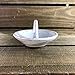 Handmade Pottery Jewelry Ring Holder in Speckled White