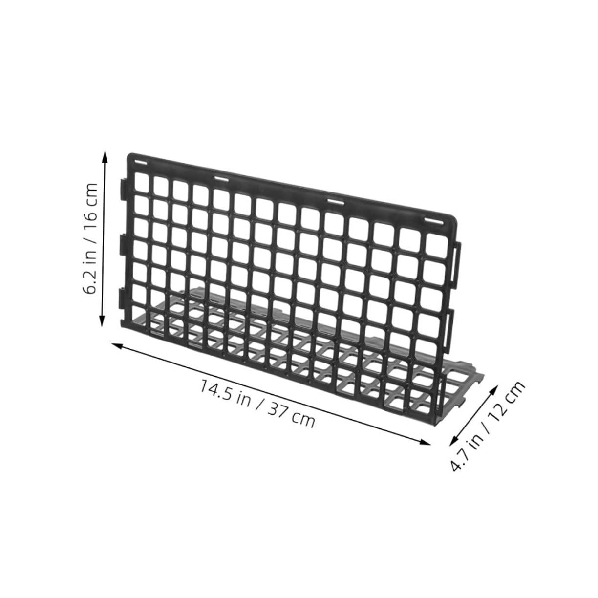 FUNOMOCYA Enhanced Display Fruit and Vegetable Divider 2pcs Fresh Food Guardrail Wire Baffle Separator Supermarket Shelf Organizer Retail Shelf Fence