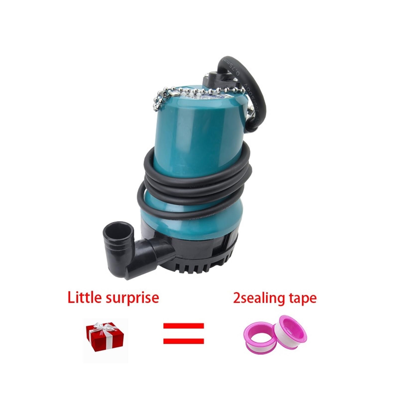 Pompa Zanurzeniowa 4500L/H, Mikro 24V DC, Wodna Na Baterie, Cyrkulacyjna Do Akwarium, Plastikowa Drenażowa Wysokowydajny Drenaż(Blue)