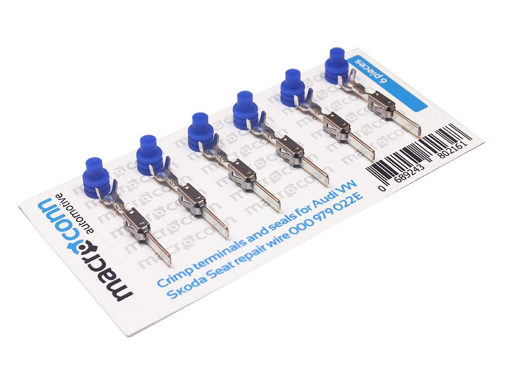 Macroconn crimp terminals and seals for repair wire 000979022E (6 pcs)