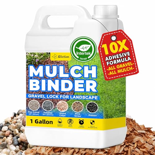 JDiction Mulch Binder for Landscaping – 1 Gallon...