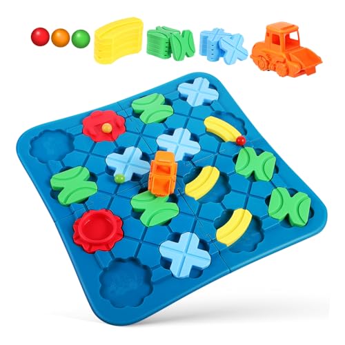 KONTONTY Juego De Construcción De Pistas ógicas para Set De Laberinto Educativo De ástico para Actividades De Aprendizaje Infantil 1 3 Años