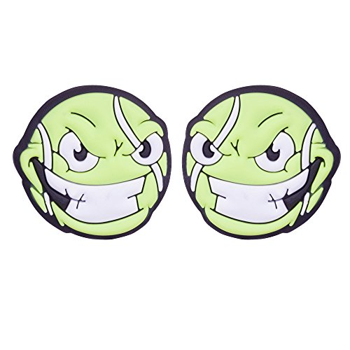 Racket Expressions - Raging Tennis Ball Head Tennis Dampener Shock Absorber 2 Pack