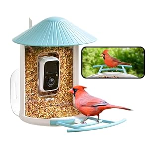 NETVUE Birdfy® Smart Bird Feeder with Camera, Bird Watching Camera, Auto Capture Bird Videos & Motion Detection, Wireless Camera Ideal Gift for Bird Lover (Lite)