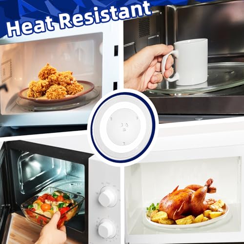 Image of 14.2 inch Microwave Glass Plate compatible with 14 1 /8 inch 14 3 /16 inch Samsung DE74-00023A DE74-20002A DE74-20002B DE74-20002C DE74-20002D Microwave Glass Turntable Plate