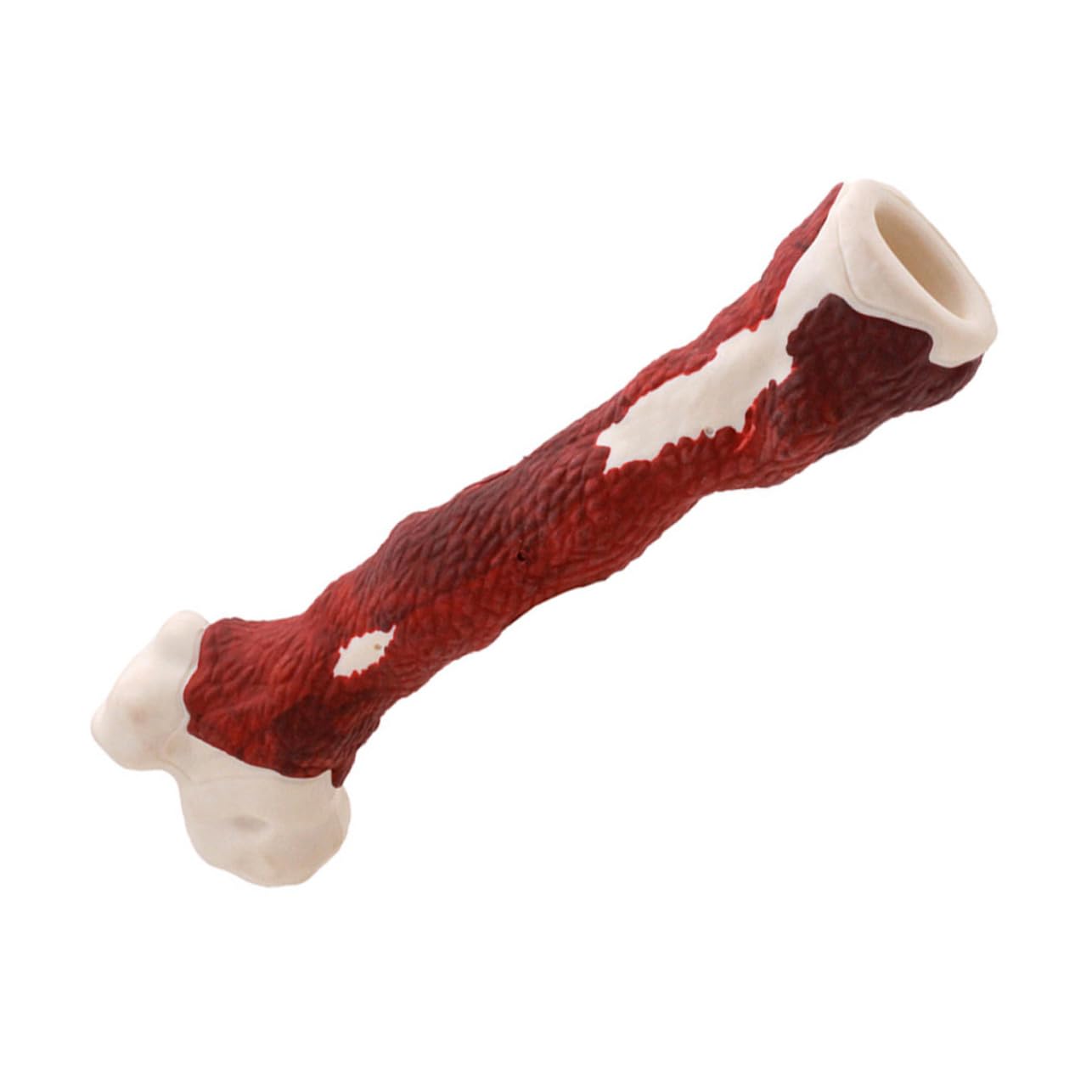 FRCOLOR 2 Huesos masticables para Mascotas Juguete Interactivo para Cachorros en Forma de Hueso Masticar Hueso Juguete Dogman Juguete para Perros Molar Animales pequeños Goma