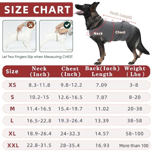 Doganxietyvestskinfriendlythunderjacketfordogsdogcalmingshirtforthunderfireworksvetvisitsandseparationkeeppetcalmwithoutmedicinetrainingantianxietyfordogs Urban Country Home Decor Dog anxiety vest skin friendly thunder jacket for dogs dog calming shirt for thunder fireworks vet visits and separation keep pet calm without medicine training anti anxiety for dogs urban country home decor
