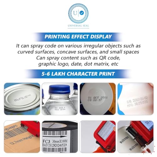 Image of 12.7mm Portable Mini Handheld Thermal Inkjet Printer | High-Resolution Date, Batch & Barcode Printing Machine | Wireless Inkjet Coder for Packaging & Industrial Use