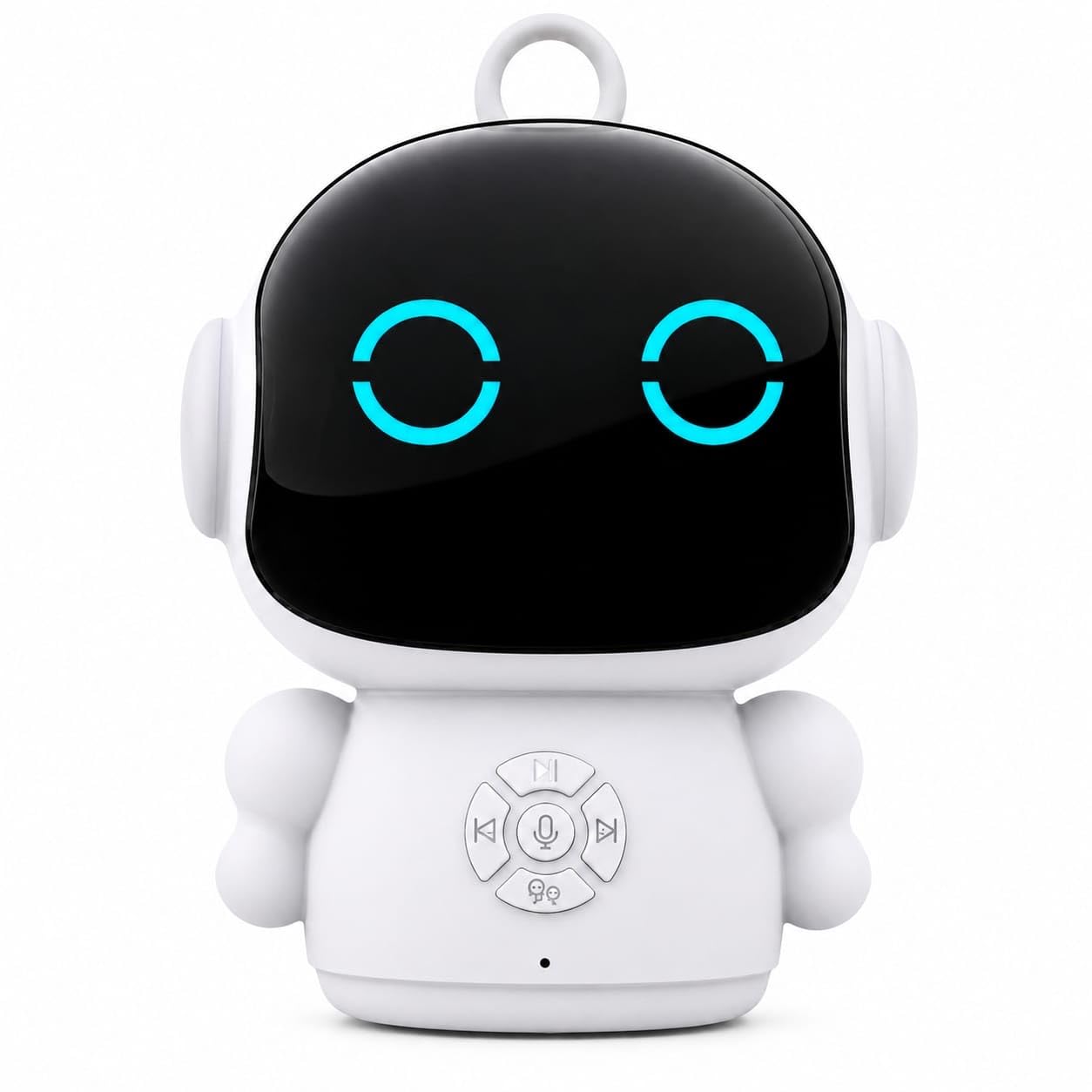 Générique Robot IA Éducatif Enfant avec Reconnaissance Vocale Assistant Intelligent Multilingue 61 Langues, Histoires et Devoirs, Traduction, Contrôle Parental, Batterie Rechargeable