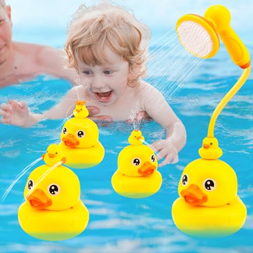 Badespielzeug, Wasserspielzeug Kinder mit Dusche, wiederaufladbares Duck...