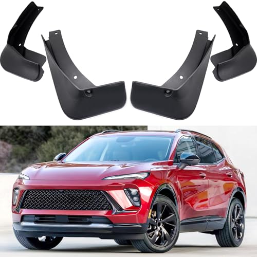 Image of Mud Flaps Splash Guards Compatible with Buick Envision 2024-2026 | Front Rear Mud Guards Set of 4, Black
