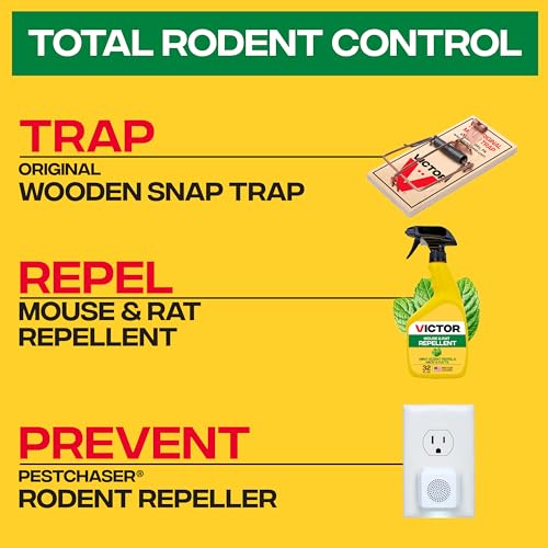 Victor M809 Mouse and Rat Repellent Natural Peppermint Non-Toxic Spray for Indoor and Outdoor Use Ready to Use – 32 fl oz image 9