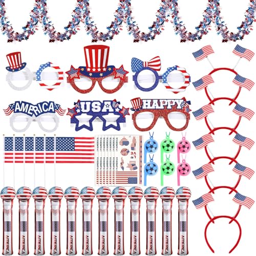 USA Fan Gear Set with Whistles