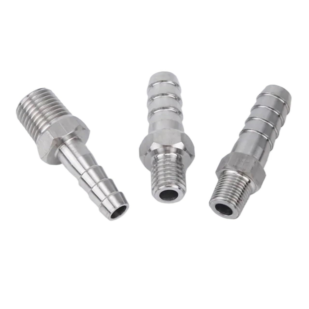 RUAJOGYNVM 4mm 6mm 8mm 10mm 12mm 14mm 16mm 19mm Hose M12x1 Male Thread Stainless Steel High Pressure Pipe Fitting(6mm) RUAJOGYNVM