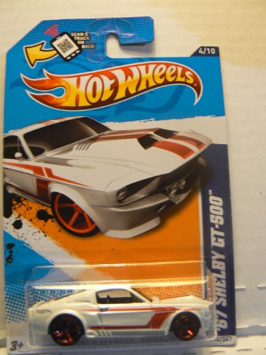 Hot Wheels Muscle Mania-Ford '12 4/10 '67 Shelby GT-500 114/247 on Scan and Track Card