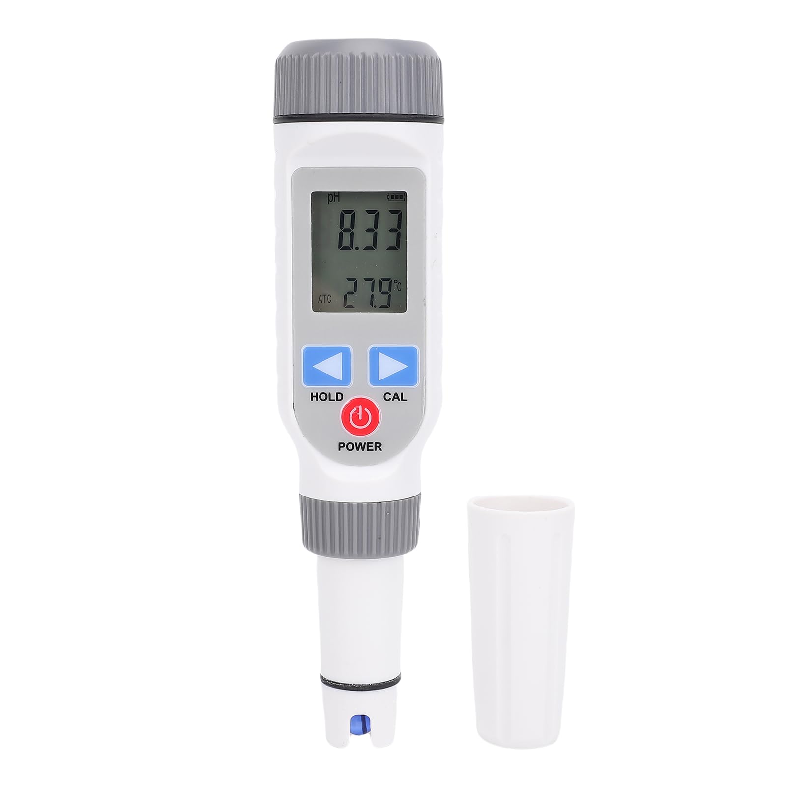 Probador de PH Portátil y de Alta Precisión para Uso Industrial, Alimentario y Investigación con Apagado Automático Compensación Temperatura, Medidor PH con Estuche Transporte para Calidad del
