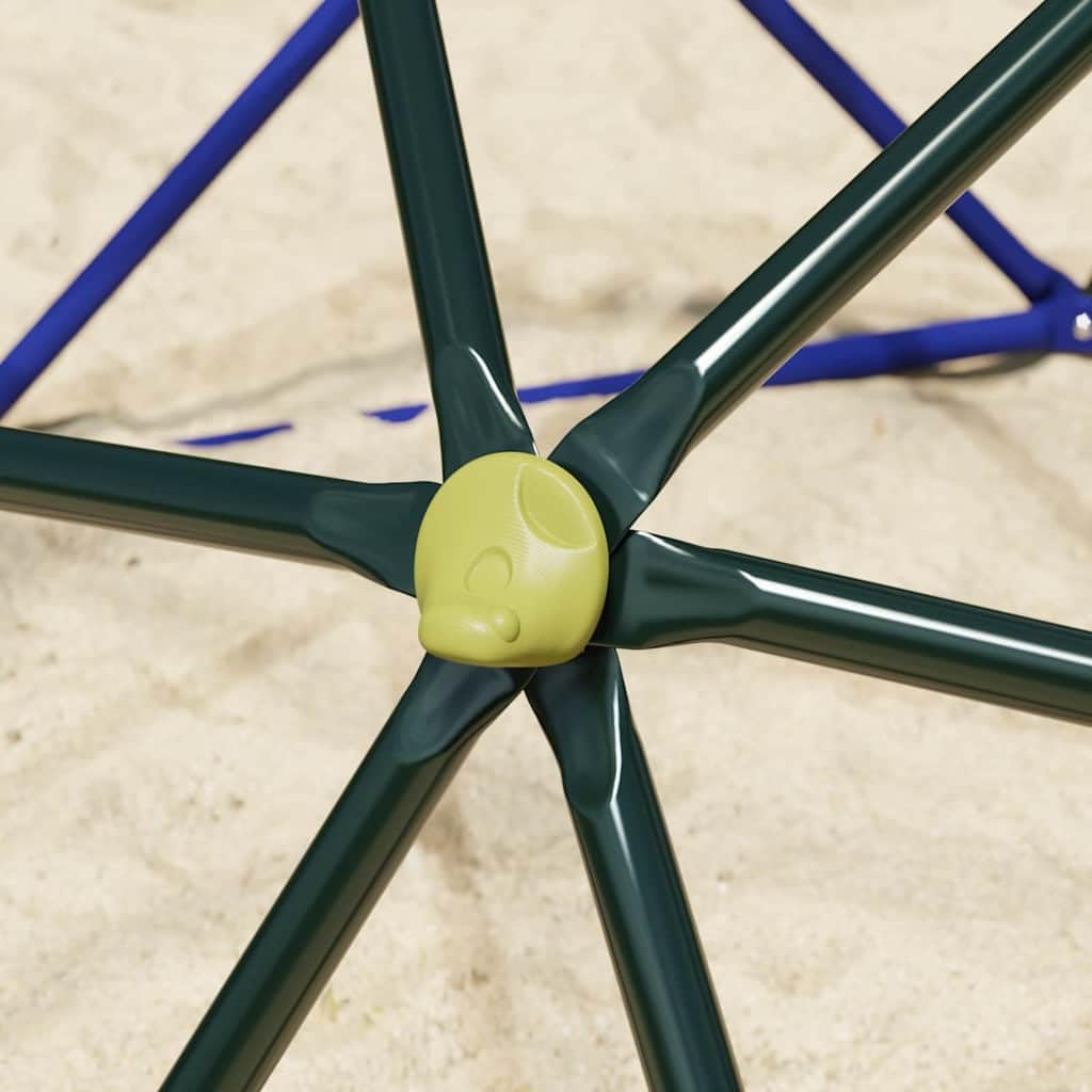 Mangloder Kinder Kletter Dom Blau 6 Fuß Stahl Outdoor Garten Spielzeug für Kinder Bewegung Motorik Koordination Geschicklichkeit für Hof Park Terrasse Spielplatz Strand Camping