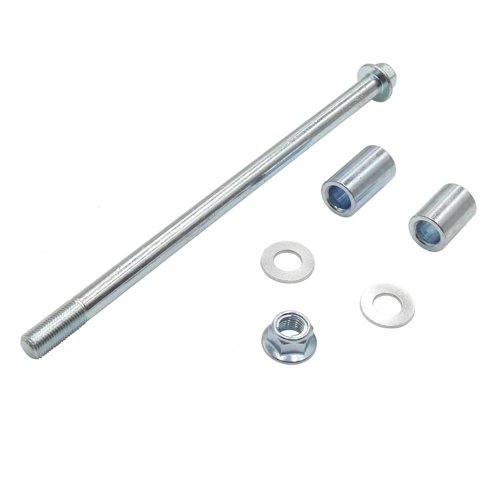 Axe de roue avant et arrière avec entretoises pour XR50 CRF50 Chinois 50cc 70cc 125cc Pit Dirt Bike M12 x 230 mm