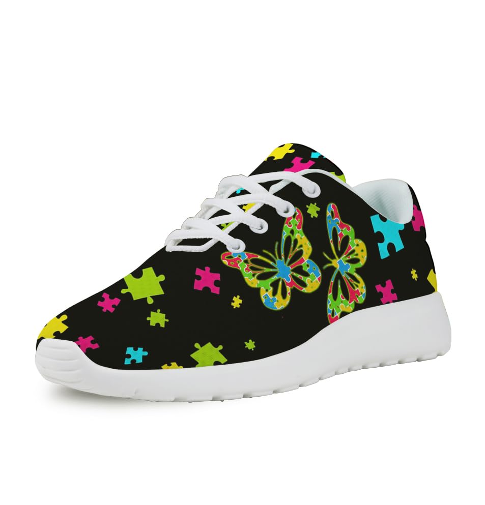 Autism Shoes for Women Men Trail Running Casual Fashion Sneakers Slip-on Tennis Shoes