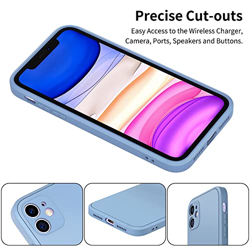 Losvick Cover per iPhone 11, 2 x Pellicola Vetro