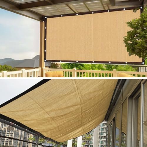 Malla de sombra 2x9m con protección UV 90% y ojales para invernadero 6