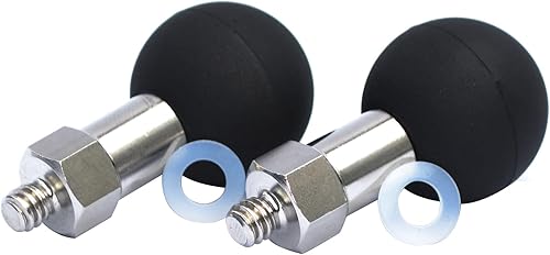 VAUBORTTI Soporte de bola para pista con accesorio de perno en T con bola de TPU de 1 pulgada tamaño B para RAM y brazo de doble zócalo