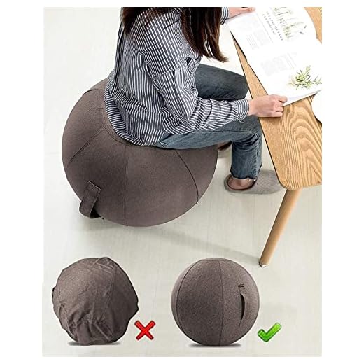Yoga Ball Chair Cover for Home and Office