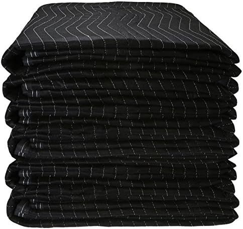 US Cargo Control 65 lb/dozen, 80"x72" Large Heavy Duty Moving Blanket, MBDELUXE65 Econo Deluxe, 6-pack
