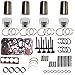 Overhaul Rebuild Kit For Isuzu 4JA1 4JA1T Engine NHR54 TFR54 Rodeo Pickup D-Max