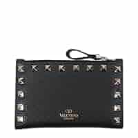 Amazon.com: Valentino GARAVANI WOMEN'S BLACK ROCKSTUD GRAINY