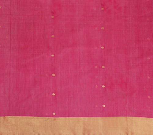 DANISH MOHAMMAD pink chanderi silk saree – image 4