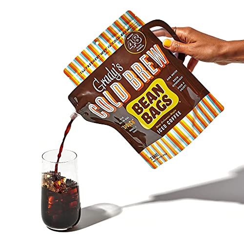 Grady’s Cold Brew Original Coffee Spouch Kit With Bean Bag Bundle – Bean Bags + 1 Spouch Pouch, 28 Total Servings #TOP3