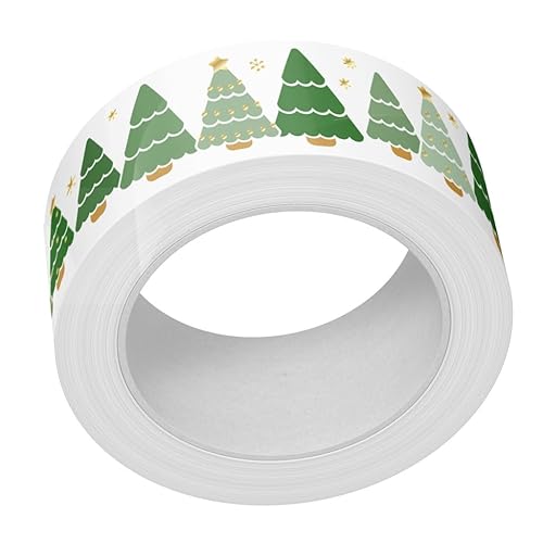 Miniatura 1 de Lawn Fawn LF3212 Árbol de Navidad Lote Foiled Washi Tape Suministros