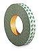 Double Sided Tape, PVC, 1 in., White, 55 yd.