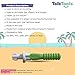 TalkTools Sensi Tip for Kids with Autism, ADHD, Speech Therapy - Improve Biting, Chewing, Jaw Strength - Dishwasher Safe (Green, 1 Pack) - Wee Round Textured