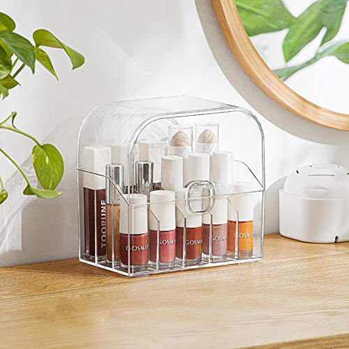 Poeland Lipstick Organizer Holder Lipsticks Storage Box Display Case for Dresser Countertop