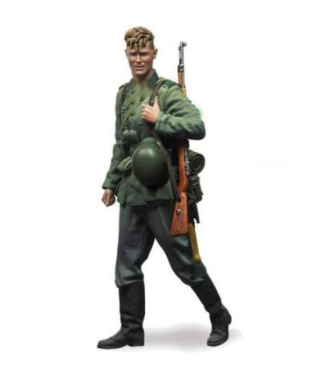 Figurine historique 1/35 en résine pour la création de décors et de dioramas d'hiver
