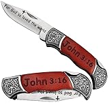 WZXHLJ Engraved For God So Loved the World-John 3:16 Catholic Christian Gifts Bible Verse Utility Tool,Scripture Baptism Religious Confirmation Holy Men Gift (John 3:16)