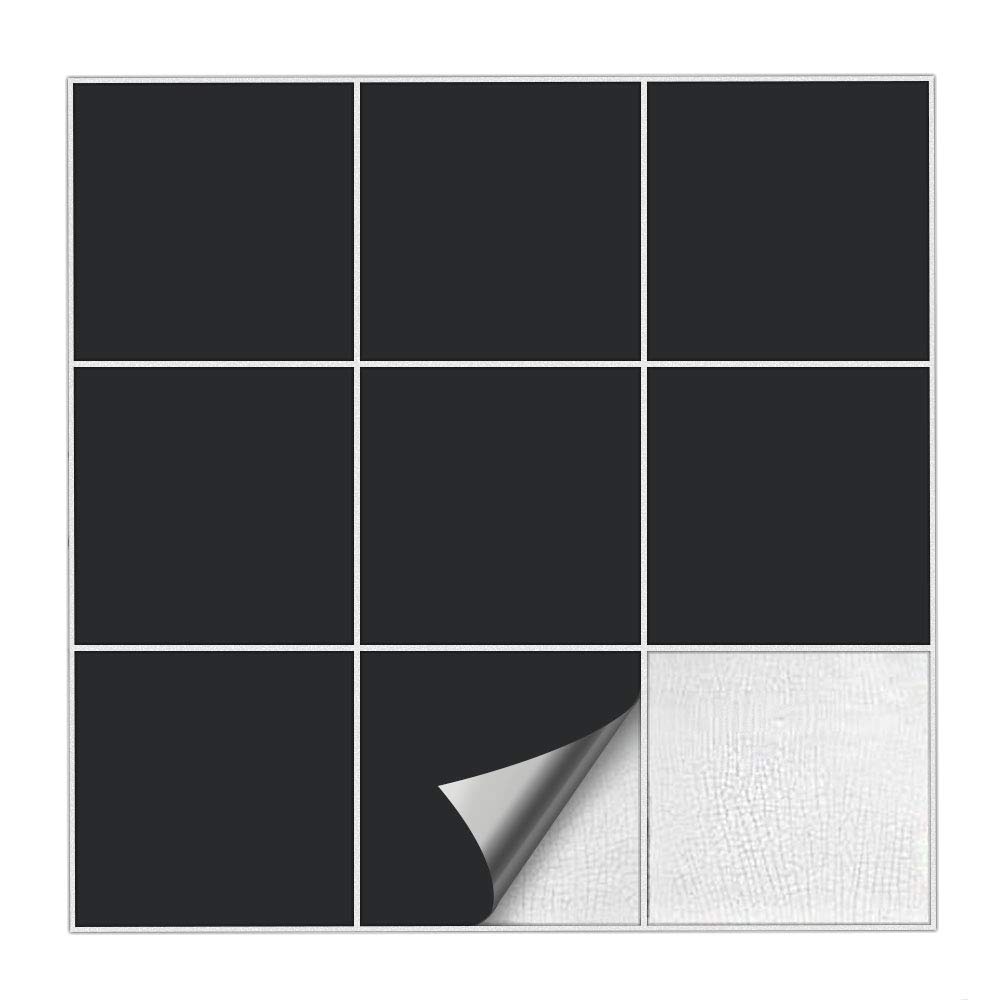 Kiwistar Adesivi Per Piastrelle Opachi – 20 Pezzi Oro Giallo 15x15 Cm – Rimovibili E Impermeabili Per Cucina E Bagno