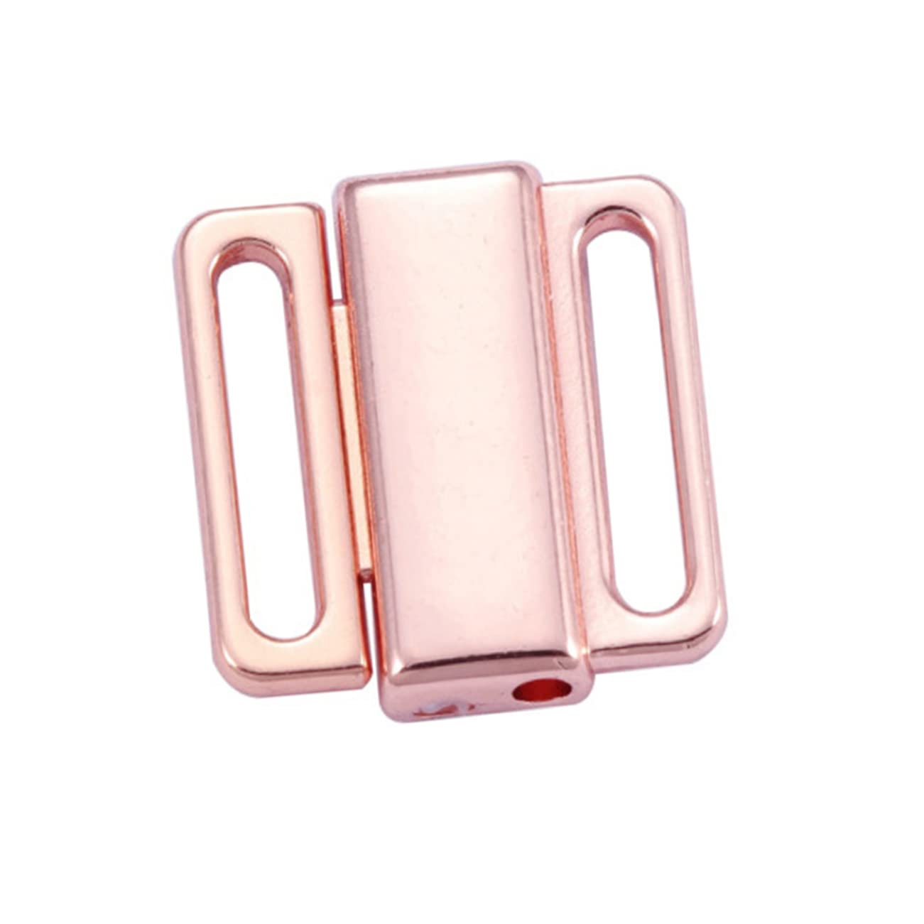 AUTSUPPL Non-Slip Adjustable Bra Clips 50pcs Alloy Front Buckles Bra Shoulder Strap Buckles for Women (12mm) Odorless Lightweight