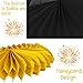 Happy New Year Honeycomb Centerpieces 2026 New Year's Eve Table Decorations 12Pcs New Year Theme Party Supplies Black and Gold Cheers to 2026 Centerpieces for Countdown Party Decor
