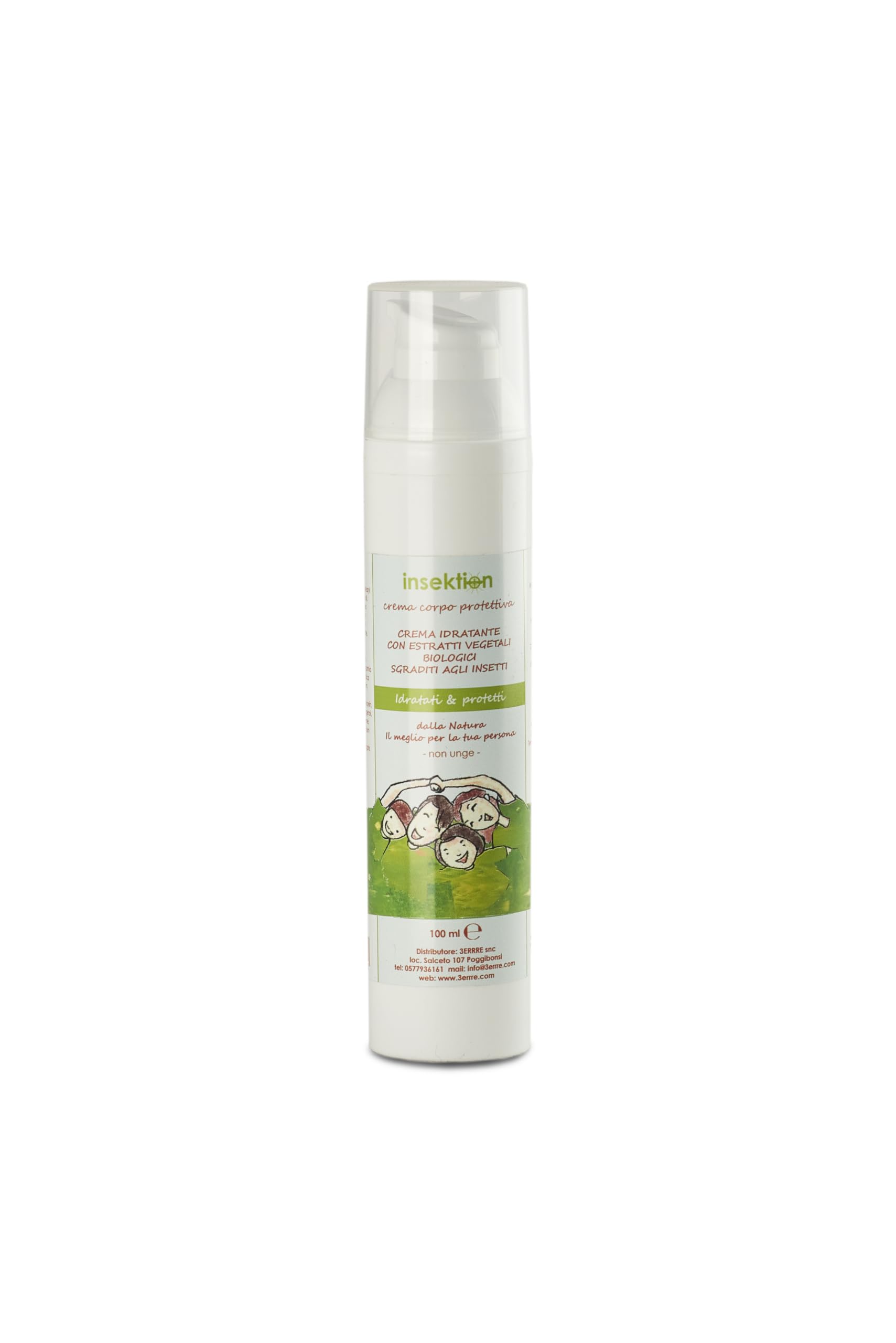 Crema efficace antizanzara naturale e biologico certificato (zanzare,pappataci,tafani) repellente e sano per l'ambiente - linea INSEKTION (1)