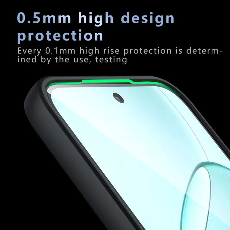 Image of Matte PC + TPU Back Cover Case for Oppo A6x 5G / Oppo K14x 5G, Corner Airbag Protection, Anti-Fingerprint, Dustproof Precision Holes, Skin-Friendly Feel, Camera Protection, Black