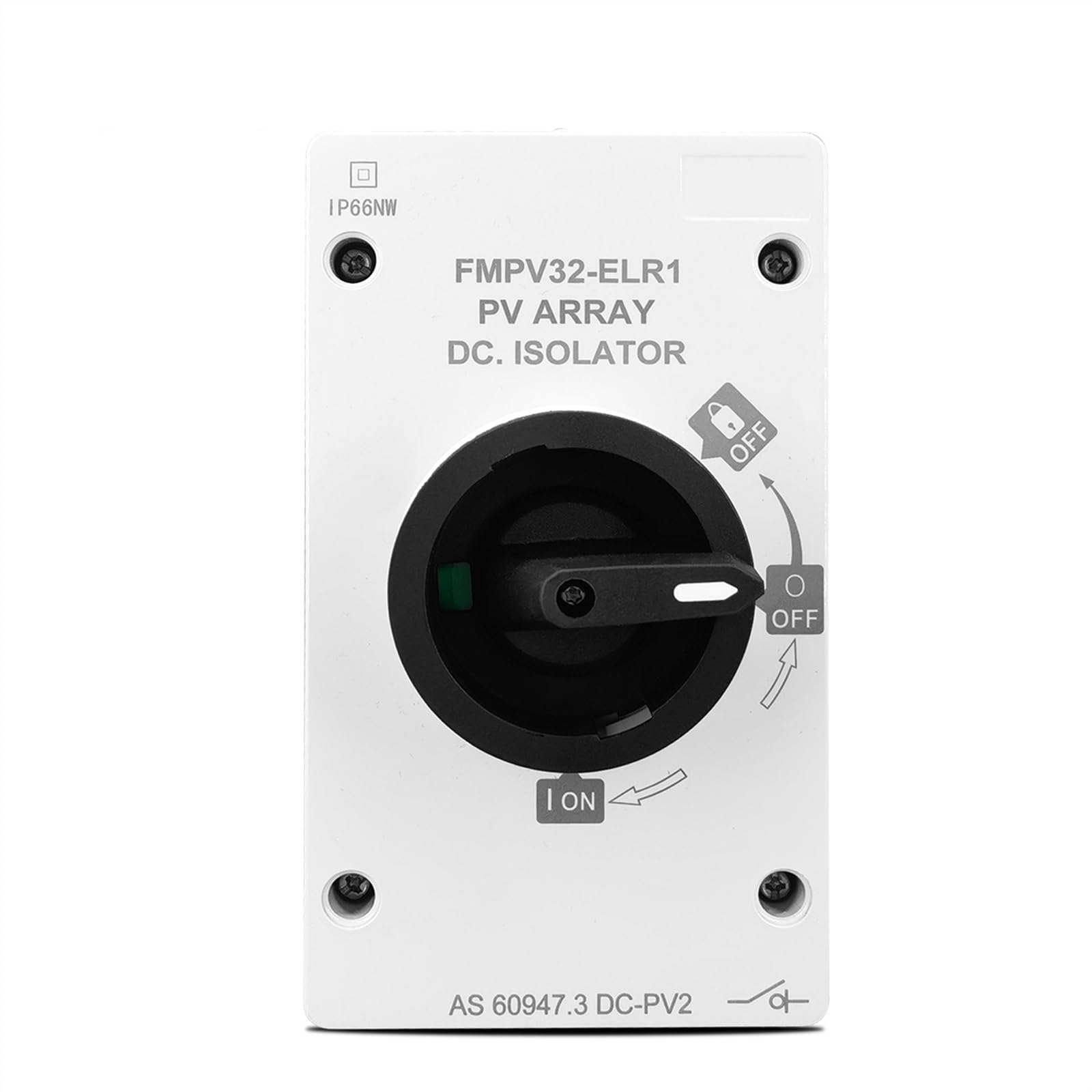 Isolatore fotovoltaico DC 1200V 32A M25 Fori filettati IP66 Sezionatore rotante solare solare Fotovoltaico esterno 1 pz
