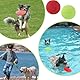 EEPLUYTY Frisbee Hund, 2er-Pack 18cm Hundefrisbee, Weiche Gummi-Frisbee, Geeignet Für Das Training Von Haustieren (Rot + Grün)