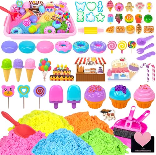 UCAMP Magic Sand Für Kinder,Sand Sandbox Set Mit 1000g Knetsand,Magic Sand...