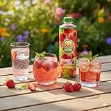 RAAK Sirop Fraise Premium | 6x750ml = 180 Verres | 15% Vrais Jus de Fruits | Parfait Famil...