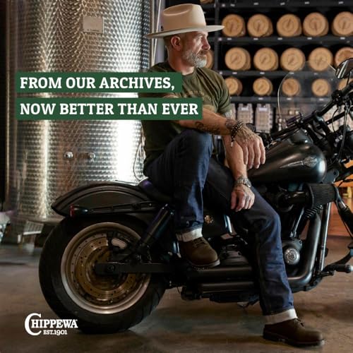 Chippewa Men's Classic 2.0 8" Leather Lace Up Work Boot - Soft Toe Lace Up Boot - Durable Vibram Sole4